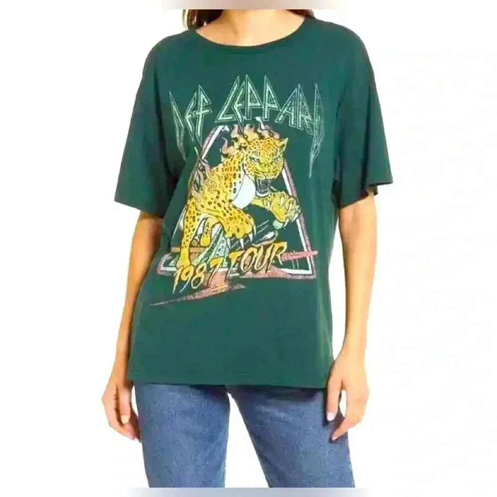 Daydreamer Women Def Leppard Emerald Green